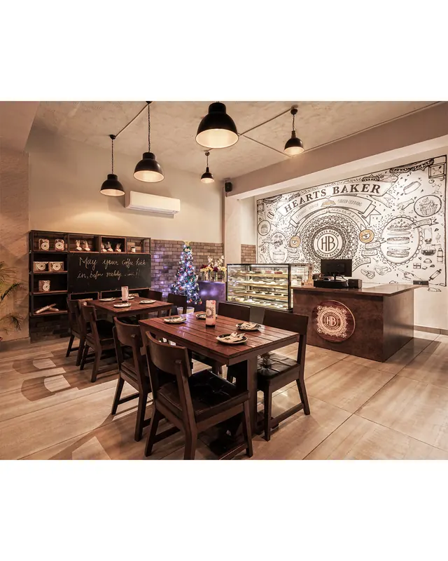 Café Hearts bakery counter
