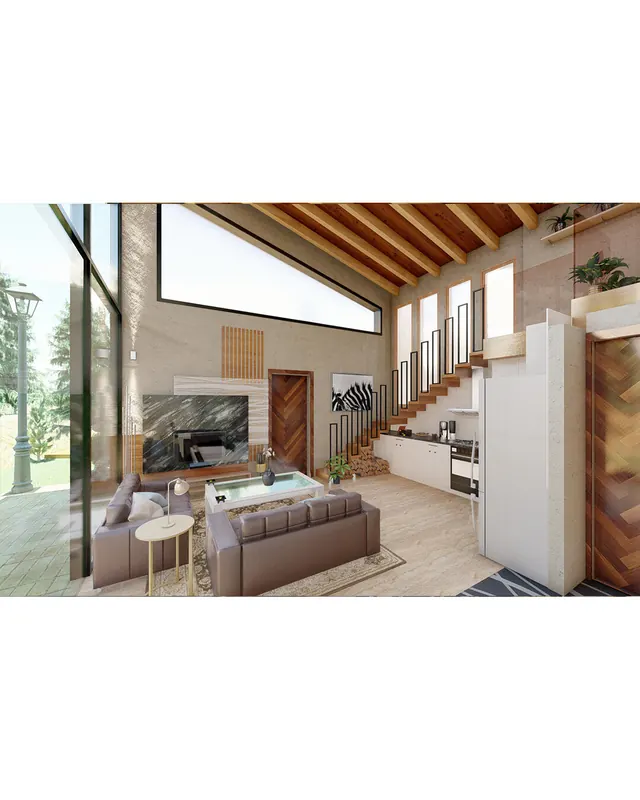 Rajgarh hill cottage living room
